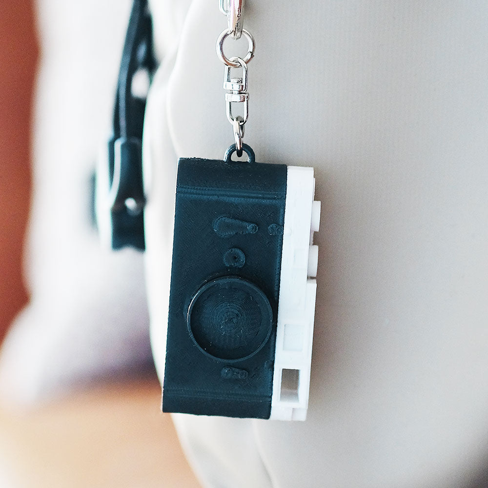 TapTags Classic Rangefinder NFC keyring showing front