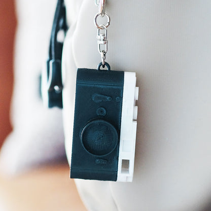 TapTags Classic Rangefinder NFC keyring showing front
